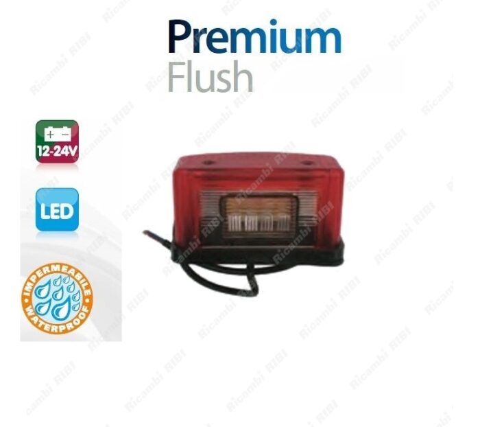 Lampada Targa LED Universale Per Moto - Omologata E4 - Impermeabile - Per Motocicli, Scooter, ATV