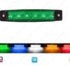 FANALE LATERALE 6 LED VERDE / GREEN (12/24 V)