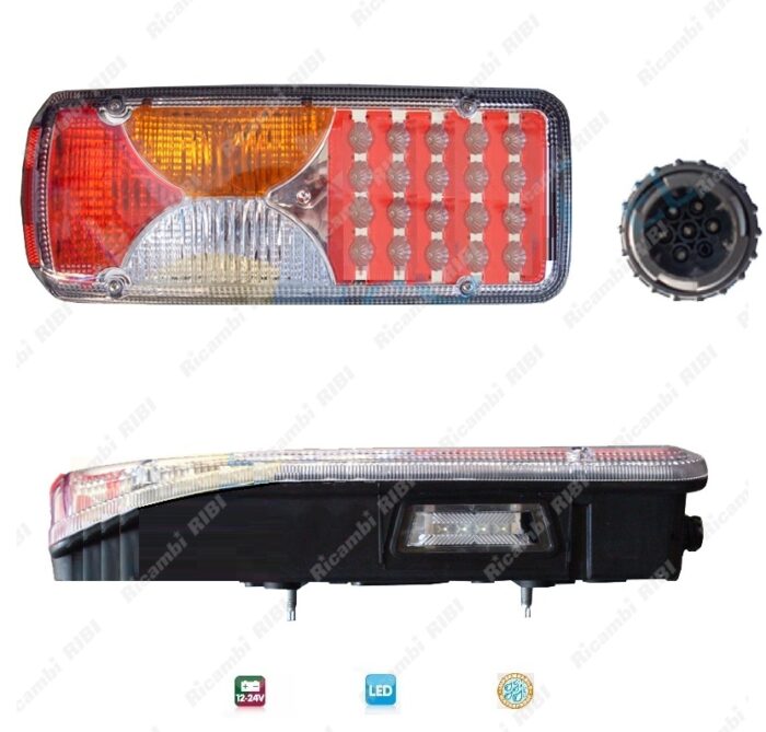 Feux Arrière LED Universels 14 LEDs - Droit & Gauche - 12V E11 - Autonet