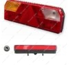 FANALE POSTERIORE 7 FUNXIONI SX SENZA CONNETTORE Rimorchio / Trailer  CON LUCE TARGA