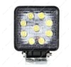 FARETTO a LED quadrato 128X110  27W luce fredda per piscina camper camion alimentazione 10-30 V