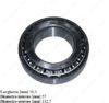 CUSCINETTO MOZZO RUOTA INTERNO ASSE ANTERIORE VOLVO Larghezza [mm] 304-interno [mm] 57 -esterno [mm] 1127