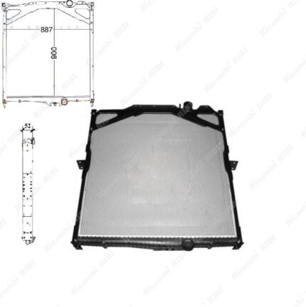 RAD.VOLVO FH12-FH16 900X860X52 - NO FRAMES