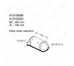 SILENZIATORE POST.EUROSTAR/TECH CURSOR STRALIS 190/. - immagine 2