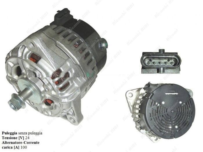 Alternatore Ecommerceparts Tensione: 12 V, Alternatore-Corrente carica: 120 A, N° alette: 5, Morsetto: M8 B+, ID-Tipo spina: M5 D+ PLUG 230 9145375148108