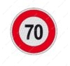 DISCO ADESIVO LIMITE DI VELOCITA 70 KM/h