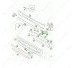 GRIGLIA INFERIORE   P.P.G.F. - Bianco SCANIA R - immagine 2