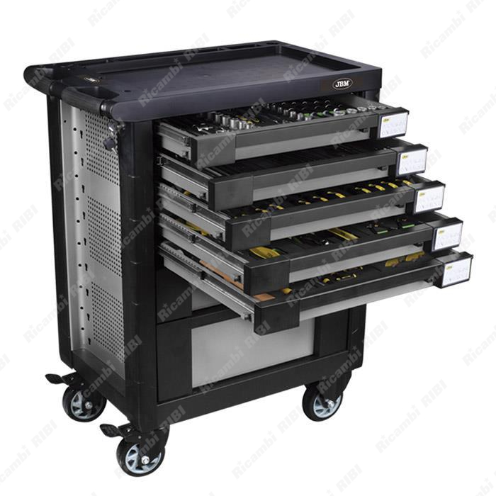 CARRELLO A 7 CASSETTI CON ATTREZZATURA - GRIGIO CARRELLO A 7 CASSETTI CON ATTREZZATURA - GRIGIO