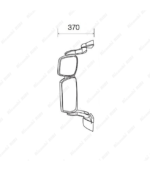SPECCHIO RETROVISORE COMPLETO STRALIS EUROCARGO SX   ELETTRICO - RISCALDATO BRC. CORTO - immagine 2
