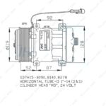 COMPRESSORE CLIMATIZZATORE IVECO EUROCARGO I-III 09.00-09.15 - immagine 2