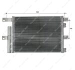 CONDENSATORE CLIMA IVECO EUROCARGO I-III 01.91-09.15