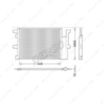 CONDENSATORE CLIMA IVECO EUROCARGO I-III 01.91-09.15 - immagine 2