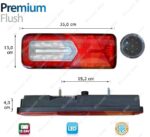 FANALE COMPLETO SX LED 5 FUNZIONI A LED - 24V -