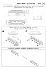 LAMPEGGIANTE EMERGENZA ARANCIONE 3 LED - immagine 3