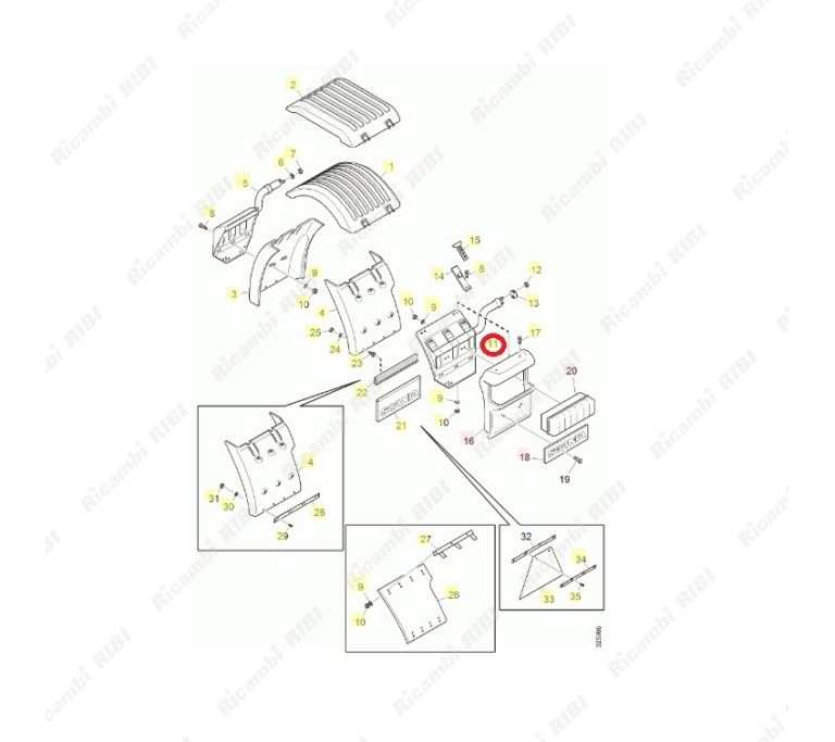 Supporto Parafango Posteriore Per Simson S50/S51 &ndash; Nuovo Originale (Ricambio 1482+)