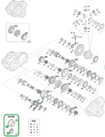 KIT INGRANAGGI CAMBIO RENAULT MASTER 6 PK6 30X47  35 - immagine 2