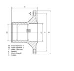 MOZZO RUOTA COMPLETO SCANIA 3, 4, 4 BUS, F, K, N BUS, P,G,R,T 05.87- - immagine 2