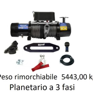 VERRICELLO ELETTRICO 5144 KG PER AUTO CAMION CON CAVO