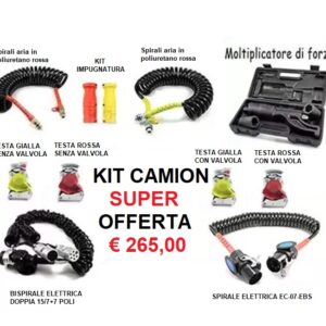 KIT CAMION SPIRALI ARIA EBS ABS OFFERTA