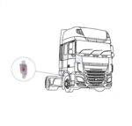 FANALINO LATERALE PEDANA DX FRECCIA DAF XF 106 - immagine 2