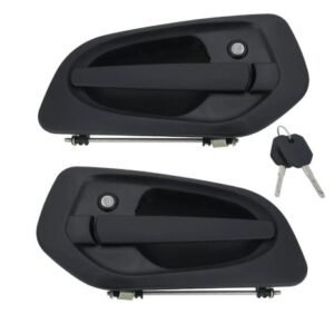 KIT MANIGLIE PORTA DX/SX MERCEDES ACTROS MP4   ABS | NERO    CON/ CHIAVI