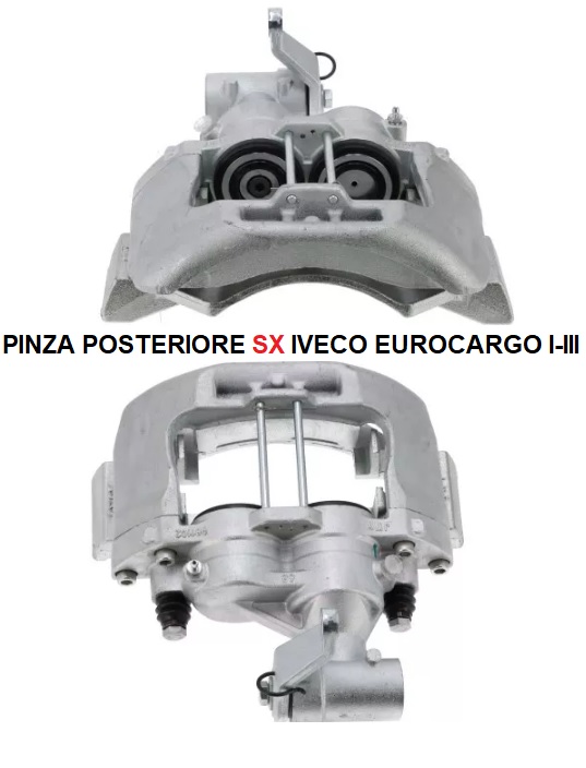 42559203 PINZA FRENO POSTERIORE SINISTRA IVECO EUROCARGO I-III - immagine 1