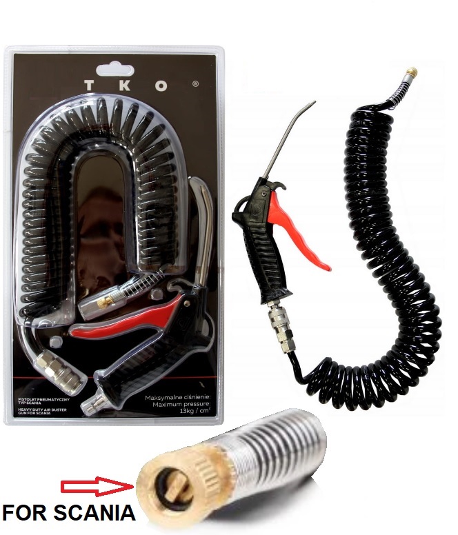 PISTOLA SCANIA KIT TUBO A SPIRALE PER CAMION CON PISTOLA SCANIA TUTTI TIPI - immagine 1