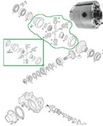 SCATOLA DIFFERENZIALE COMPLETA INTERCAMBIABILE CON  MAN 81351076044 - immagine 2