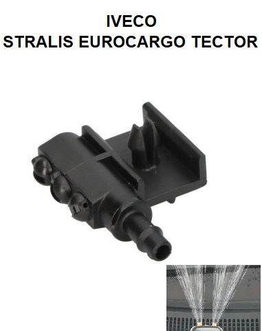 93193665 UGELLO SPRUZZO TERGICRISTALLI IVECO STRALIS EUROCARGO TECTOR - immagine 1